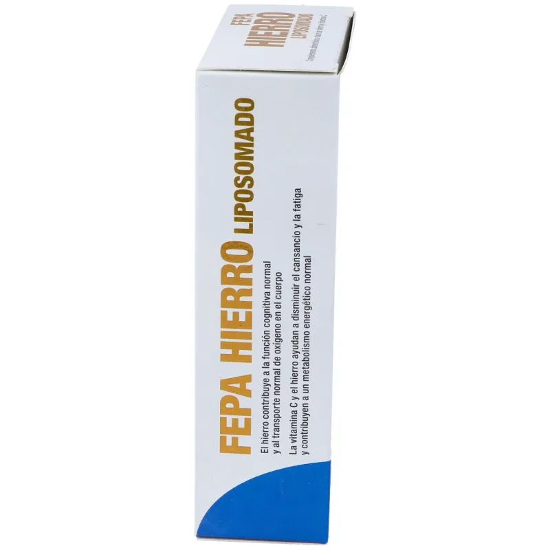 Fepadiet hierro liposomado 30mg 60caps | Farmacia Barata