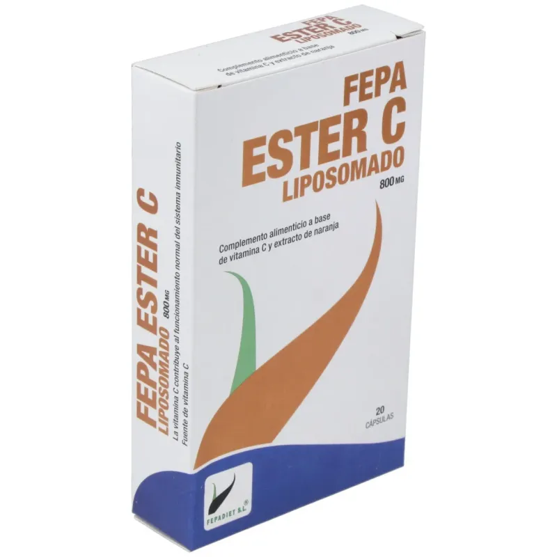 Fepadiet fepa-ester c liposomado 800mg 20caps | Farmacia Barata Fepadiet fepa-ester c liposomado 800mg 20caps | Farmacia Barata