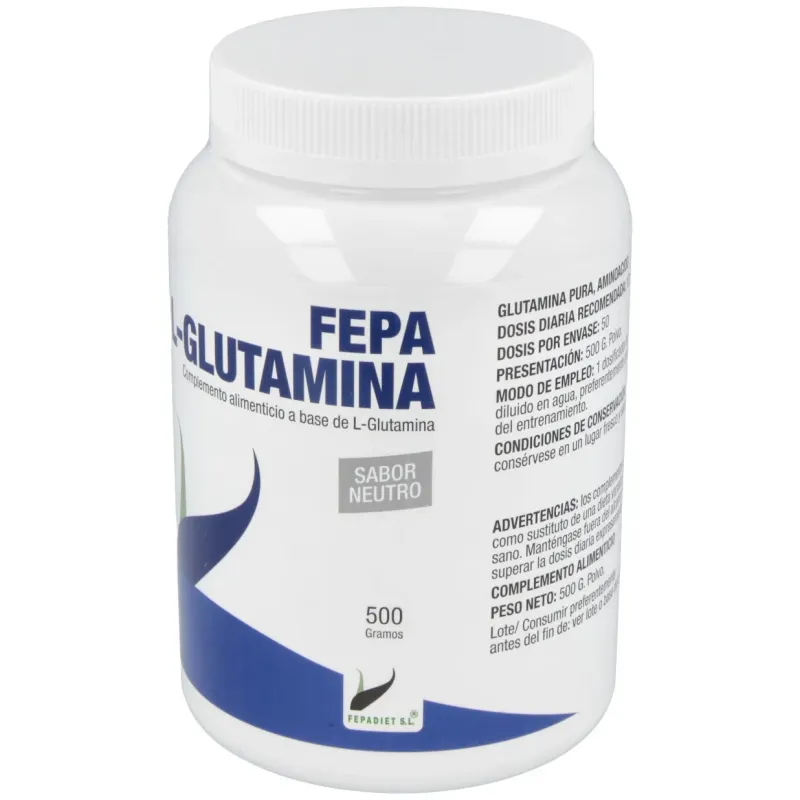 Fepa-l-glutamina sabor neutro 500gr. | Farmacia Barata