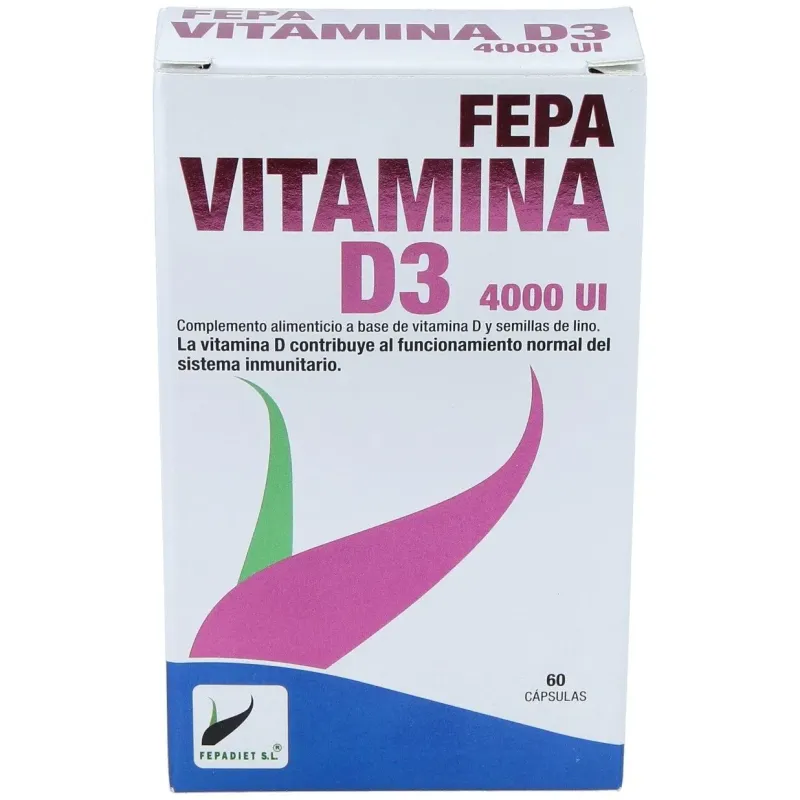 Fepa-vitamina d3 4000ui 60cap. | Farmacia Barata
