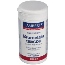 Lamberts Bromelain 1250gdu, 60 comprimidos