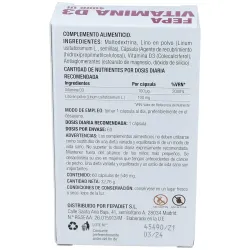 Fepa-vitamina d3 4000ui 60cap. | Farmacia Barata
