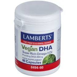 Lamberts dha vegano 60 cápsulas de 250mg