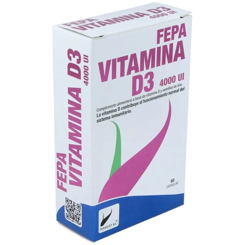 Fepa-vitamina d3 4000ui 60cap. | Farmacia Barata