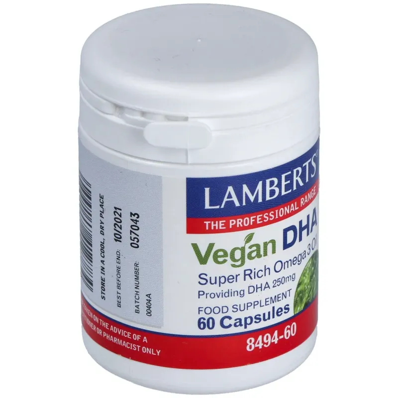 Lamberts dha vegano 60 cápsulas de 250mg | Farmacia Barata Lamberts dha vegano 60 cápsulas de 250mg | Farmacia Barata