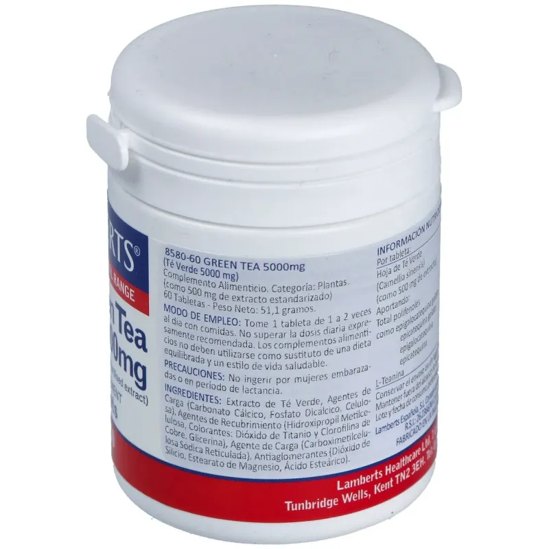 Lamberts té verde 5000mg 60comp | Farmacia Barata Lamberts té verde 5000mg 60comp | Farmacia Barata