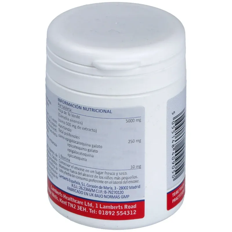 Lamberts té verde 5000mg 60comp | Farmacia Barata Lamberts té verde 5000mg 60comp | Farmacia Barata