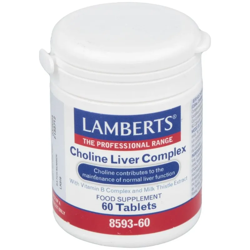 Choline liver complex complejo de colina 60comp. | Farmacia Barata