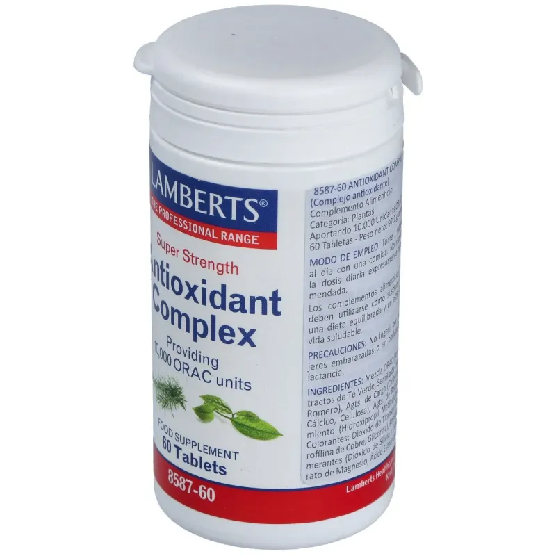 Complejo de antioxidantes alta potencia 60comp. | Farmacia Barata