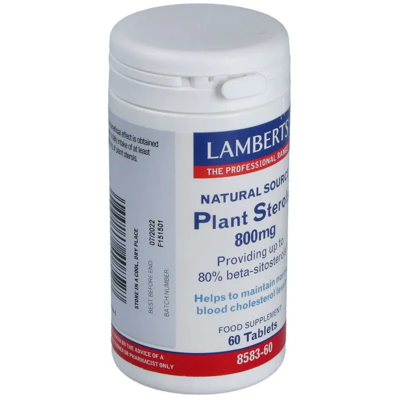 Esteroles vegetales (plant sterols) 800mg. 60comp. | Farmacia Barata