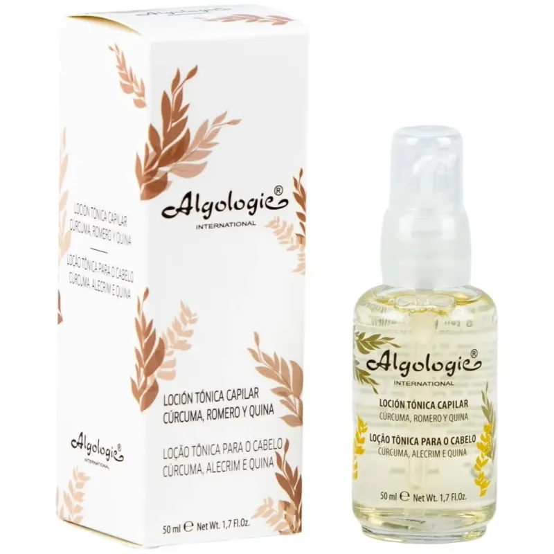 Algologie loción tonica capilar cúrcuma romero quina 50ml | Farmacia Barata Algologie loción tonica capilar cúrcuma romero quina 50ml | Farmacia Barata