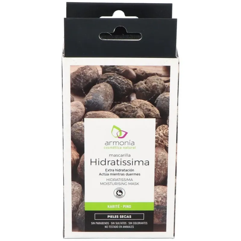 Mascarilla hidratisima karite y pino 12sbrs. | Farmacia Barata