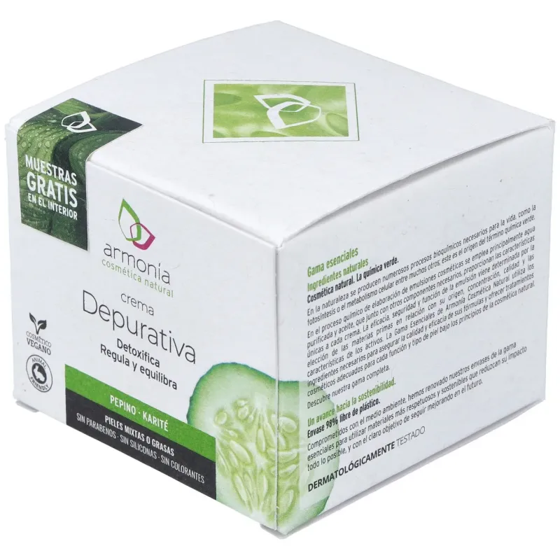 Armonia crema facial pepino depurativa 50ml | Farmacia Barata Armonia crema facial pepino depurativa 50ml | Farmacia Barata