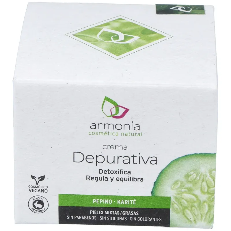 Armonia crema facial pepino depurativa 50ml | Farmacia Barata Armonia crema facial pepino depurativa 50ml | Farmacia Barata