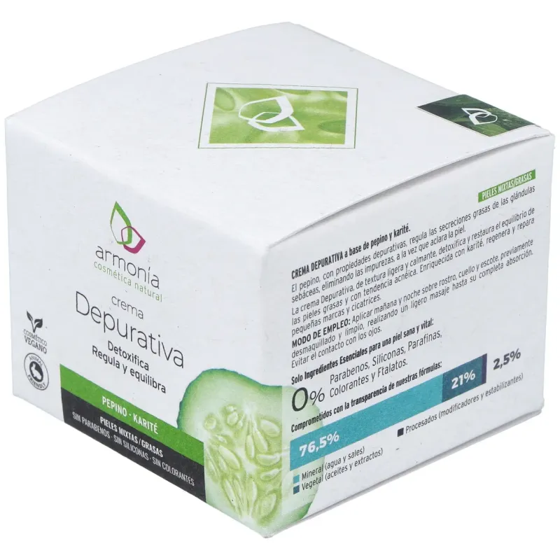 Armonia crema facial pepino depurativa 50ml | Farmacia Barata Armonia crema facial pepino depurativa 50ml | Farmacia Barata