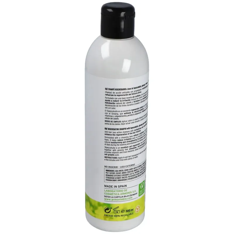 Champu regenerador tepezcohuite 250ml. | Farmacia Barata