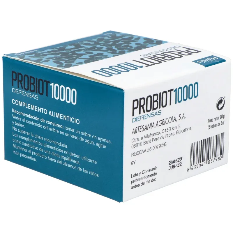 Plantis probiot 10.000 15 sobres | Farmacia Barata