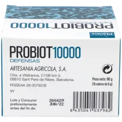 Plantis probiot 10.000 15 sobres | Farmacia Barata