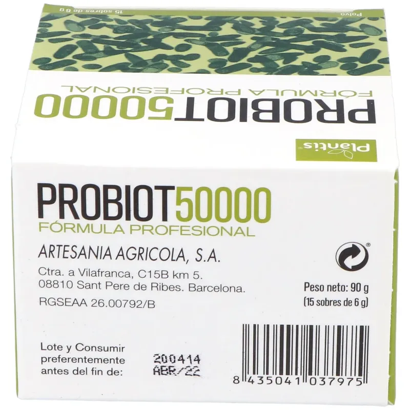 Probiot 50.000 formula profesional 15sbrs. | Farmacia Barata
