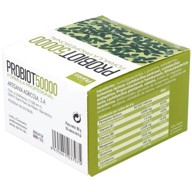 Probiot 50.000 formula profesional 15sbrs. | Farmacia Barata