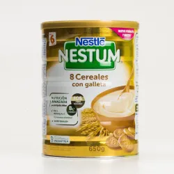 Nestlé Nestum Papilla 8 Cereales con Galletas, 650g