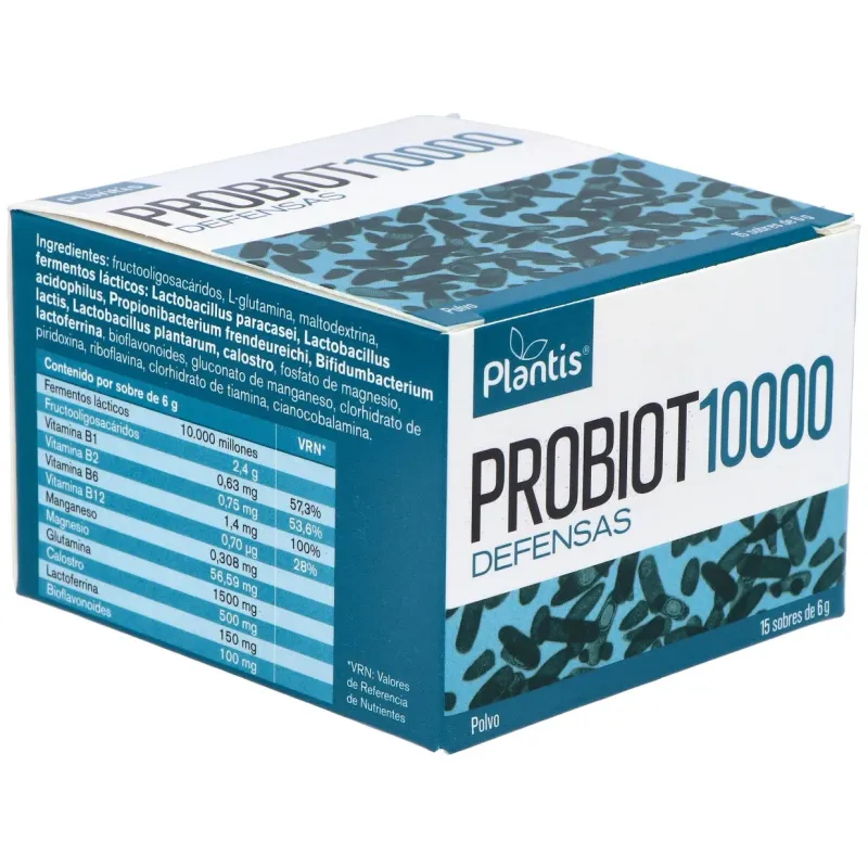 Plantis probiot 10.000 15 sobres | Farmacia Barata