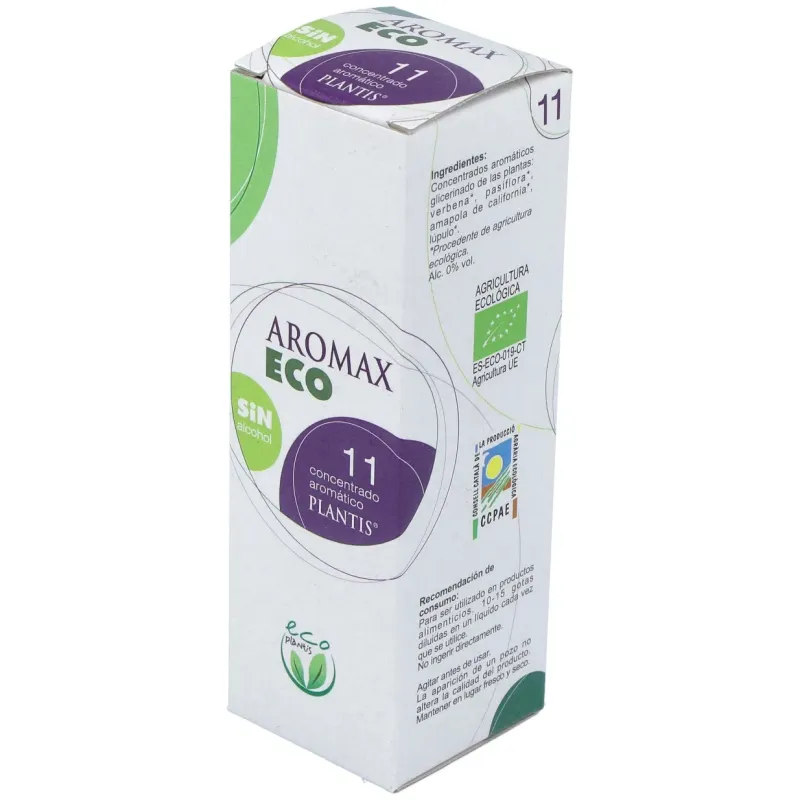Plantis aromax 11 eco sedante sin alcohol 50ml | Farmacia Barata