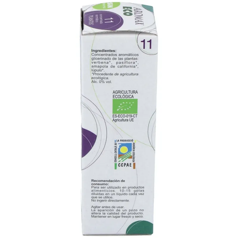 Plantis aromax 11 eco sedante sin alcohol 50ml | Farmacia Barata