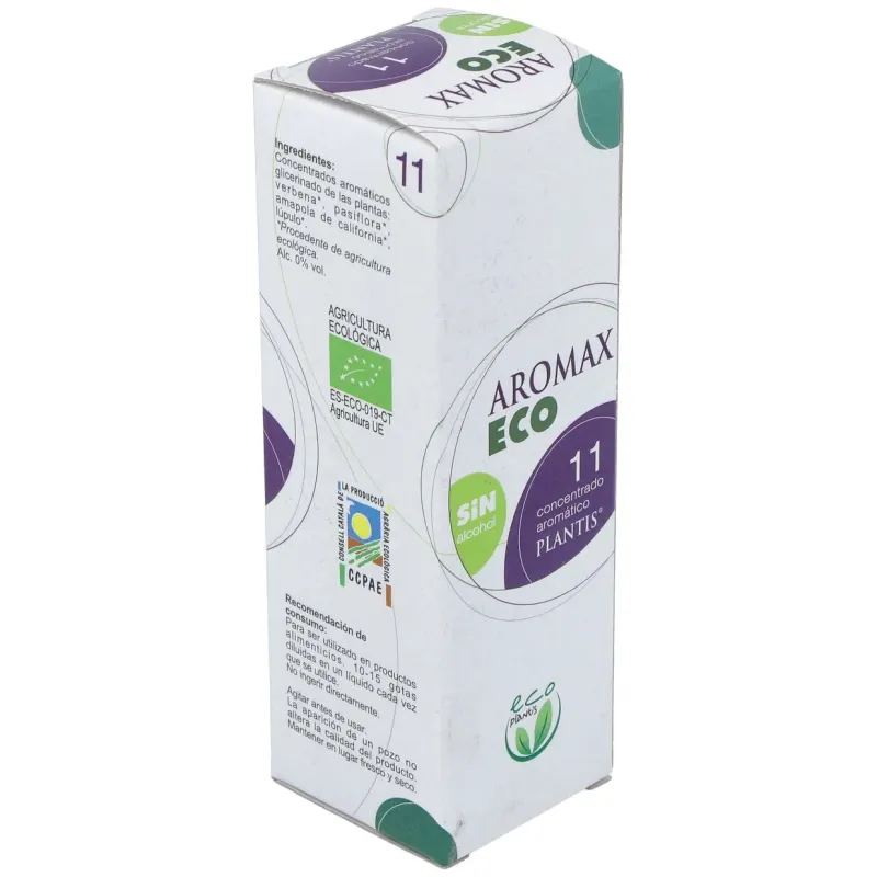 Plantis aromax 11 eco sedante sin alcohol 50ml | Farmacia Barata