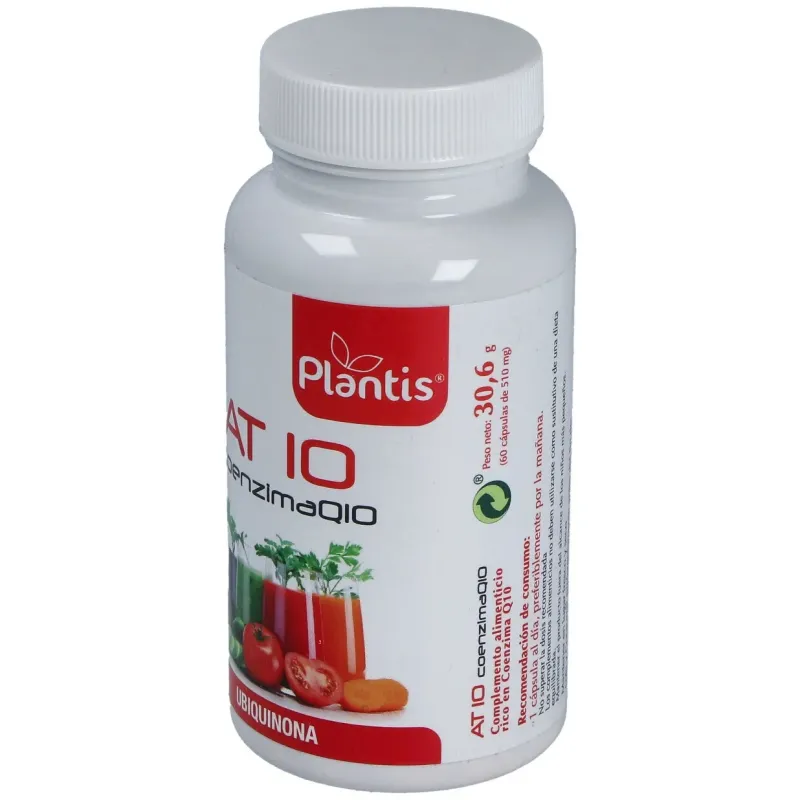 Plantis coenzima q10 at10 60caps | Farmacia Barata