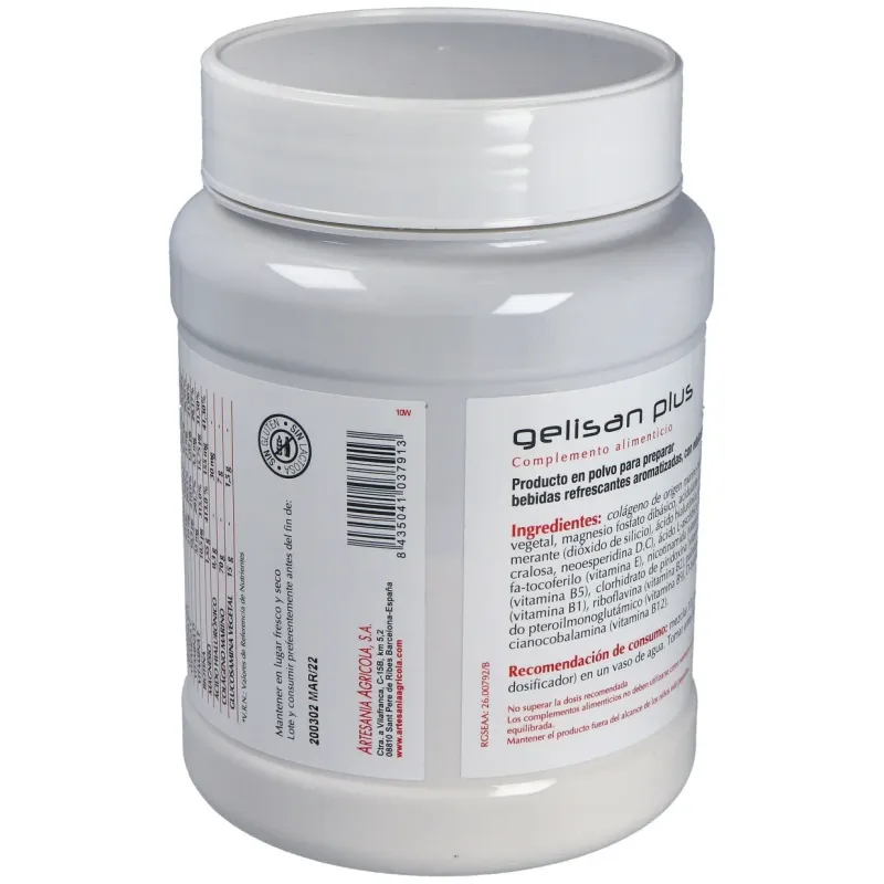 Artesania agricola gelisan plus colageno hidrolizado 600 g | Farmacia Barata Artesania agricola gelisan plus colageno hidrolizado 600 g | Farmacia Barata