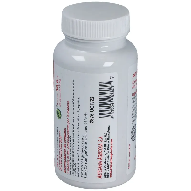 Plantis coenzima q10 at10 60caps | Farmacia Barata