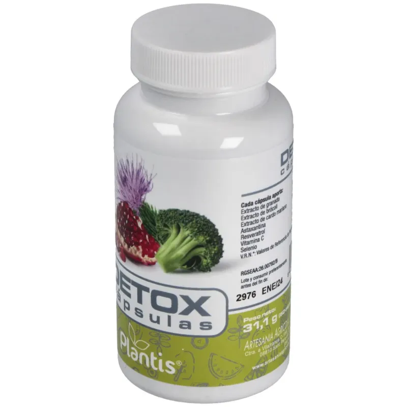 Plantis detox 60caps | Farmacia Barata