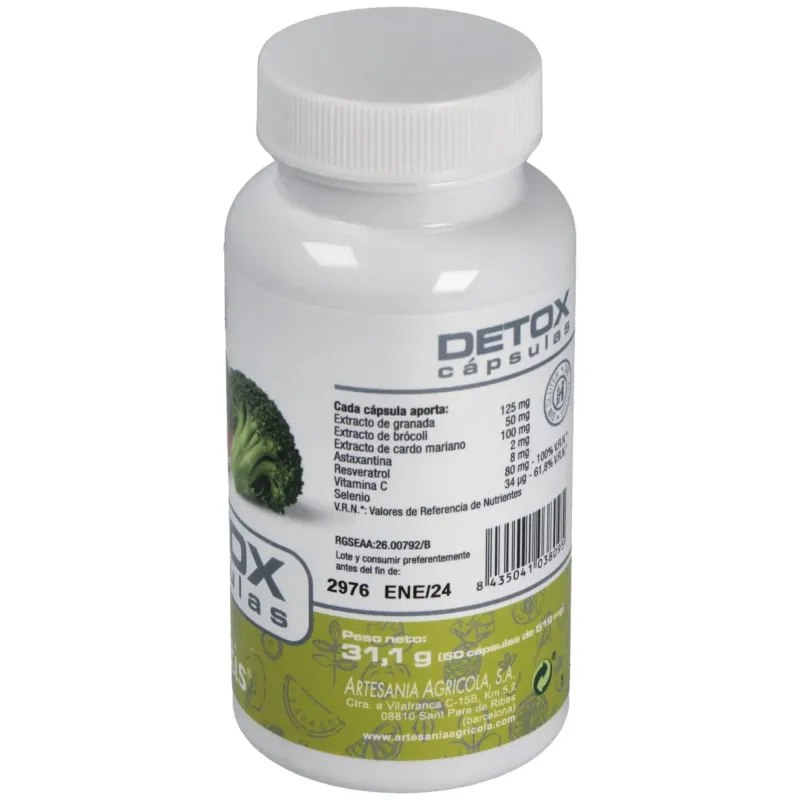 Plantis detox 60caps | Farmacia Barata