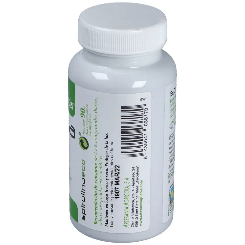 Spirulina eco 180comp | Farmacia Barata