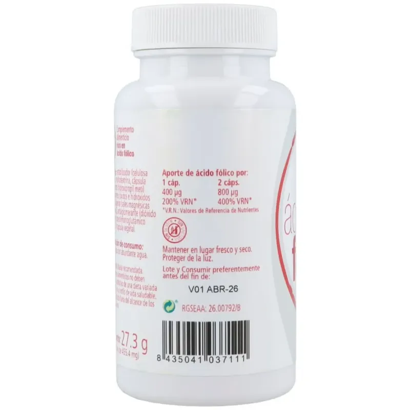 Artesania agricola ácido fólico 60caps | Farmacia Barata Artesania agricola ácido fólico 60caps | Farmacia Barata