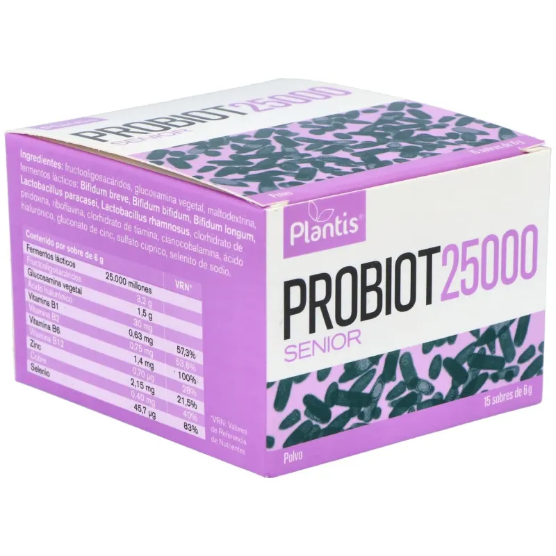 Plantis probiot 25000 senior 15x5g | Farmacia Barata