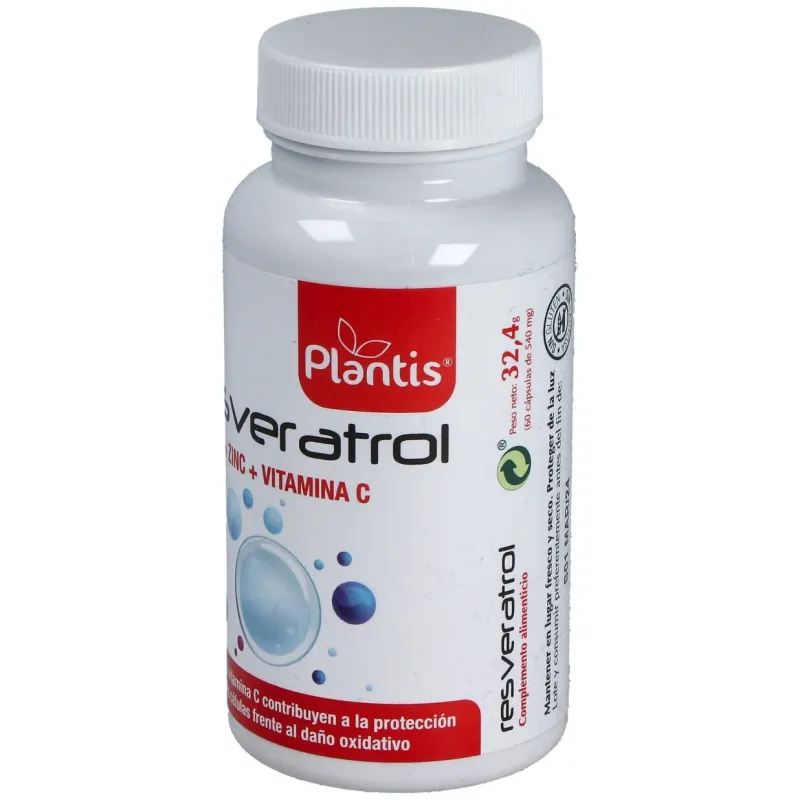 Resveratrol plantis 60cap. | Farmacia Barata
