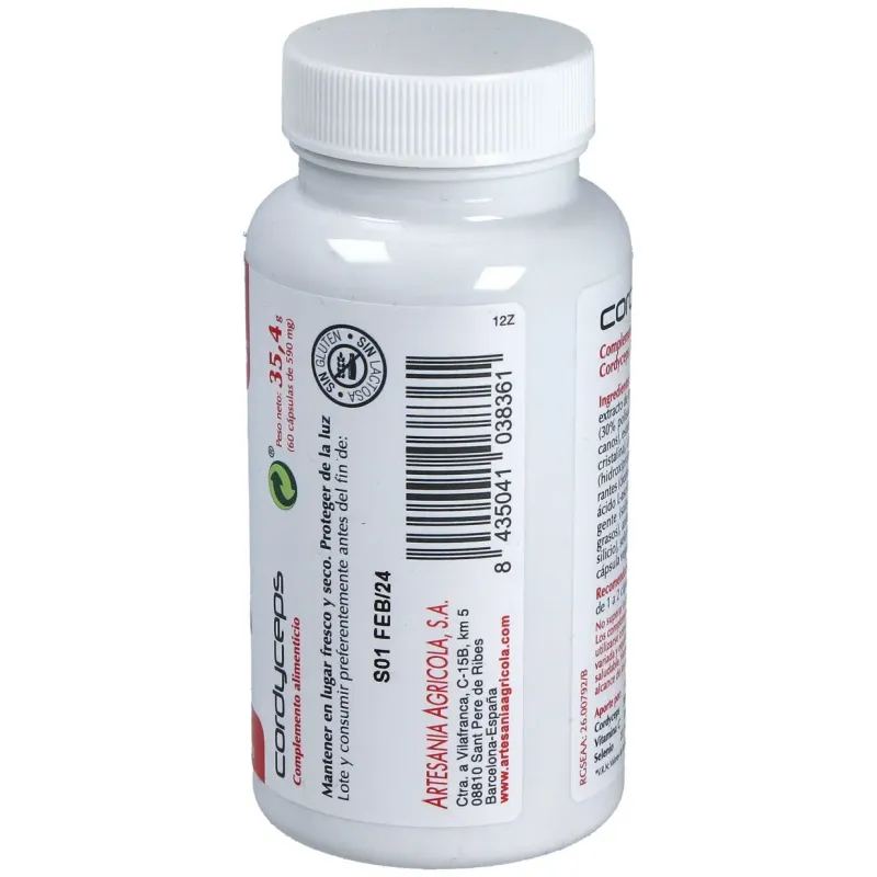 Cordyceps plantis 60cap. | Farmacia Barata