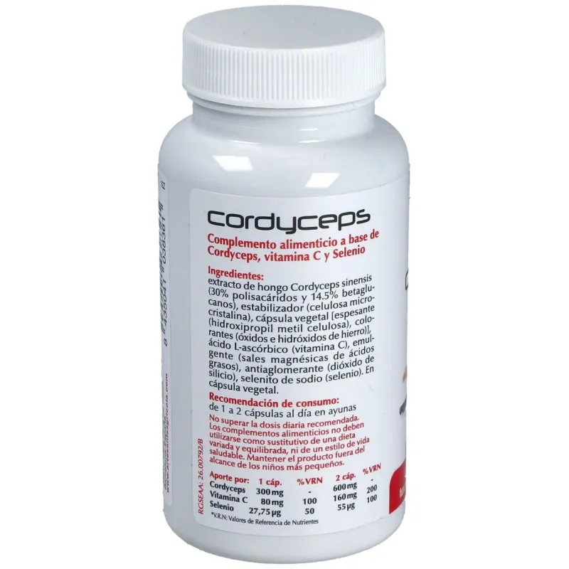 Cordyceps plantis 60cap. | Farmacia Barata