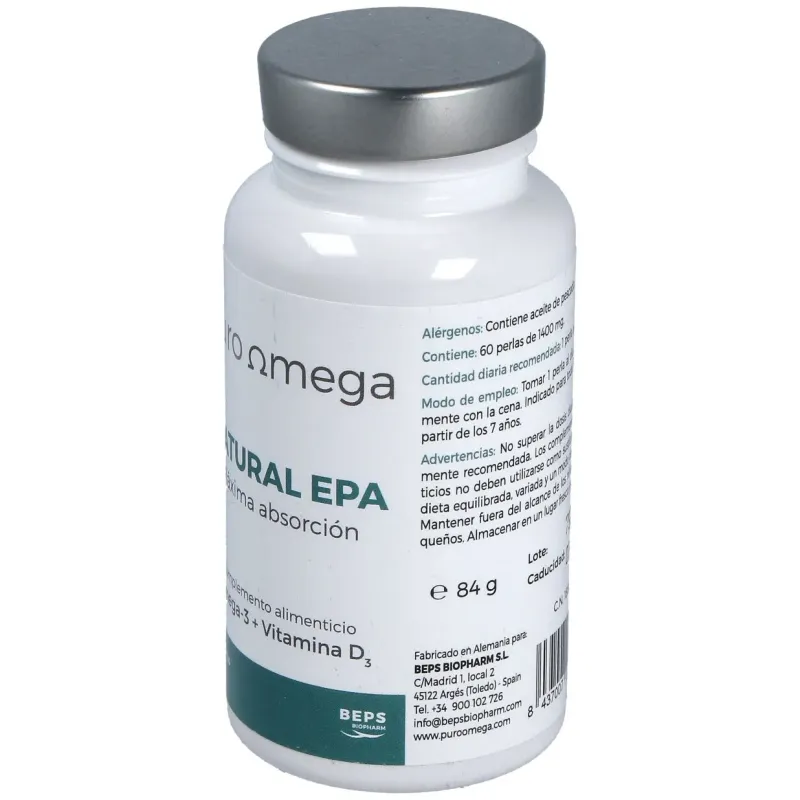 Natural epa maxima absorcion 60perlas | Farmacia Barata