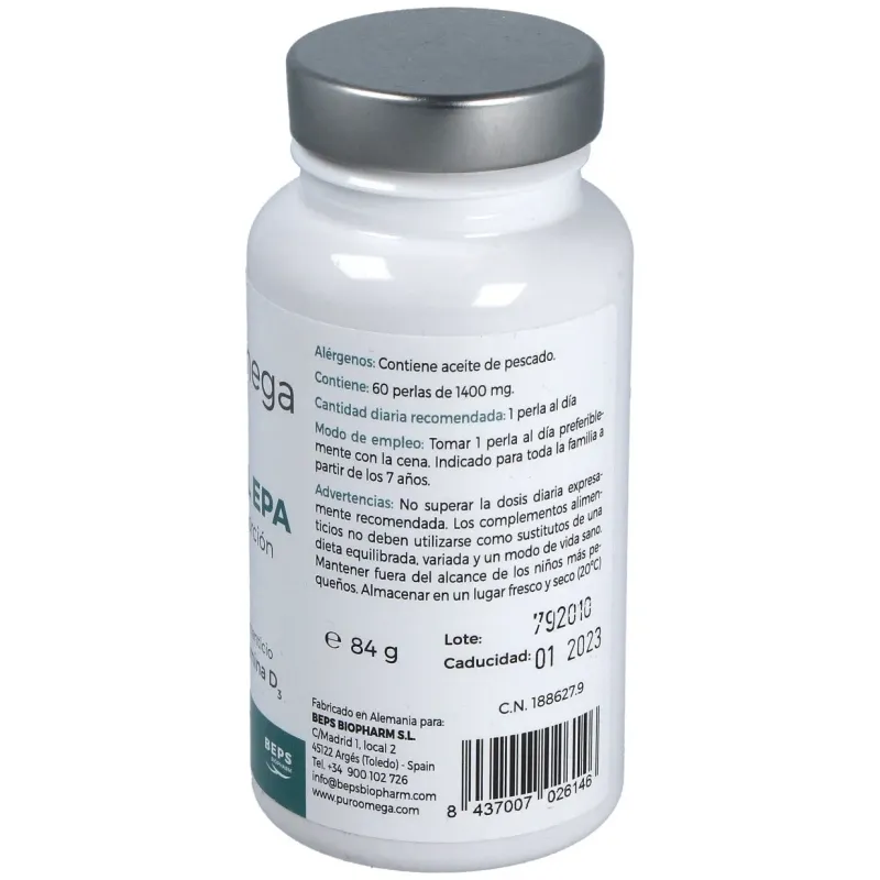 Natural epa maxima absorcion 60perlas | Farmacia Barata
