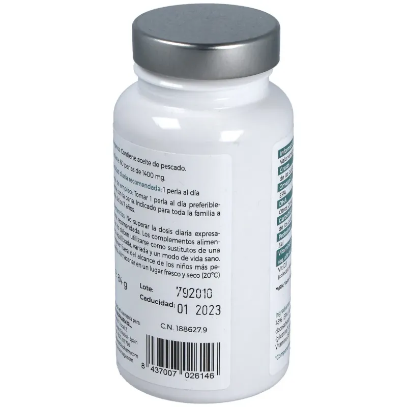 Natural epa maxima absorcion 60perlas | Farmacia Barata