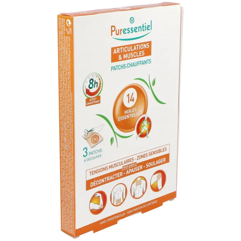 Articulaciones y musculos con calor 14 ae 3parches | Farmacia Barata
