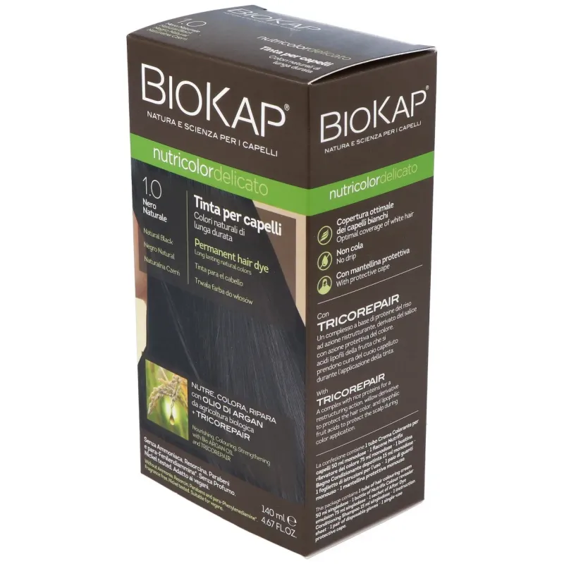 Tinte natural black 140ml negro 1.0 delicato | Farmacia Barata Tinte natural black 140ml negro 1.0 delicato | Farmacia Barata