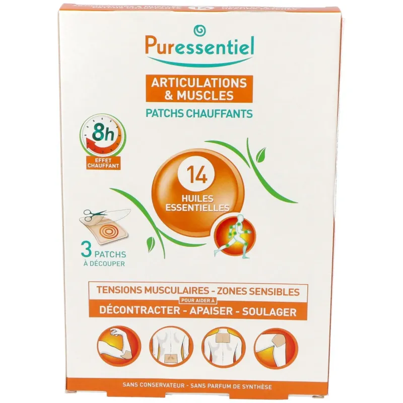 Articulaciones y musculos con calor 14 ae 3parches | Farmacia Barata
