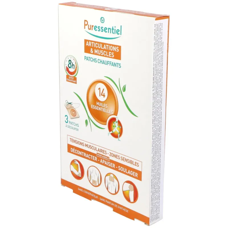 Articulaciones y musculos con calor 14 ae 3parches | Farmacia Barata