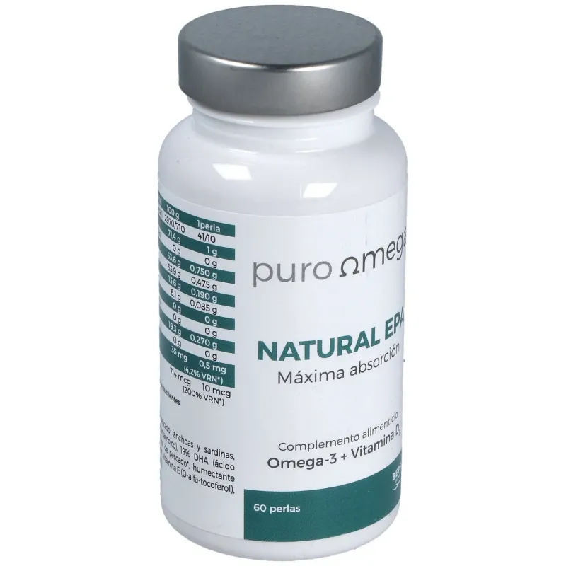 Natural epa maxima absorcion 60perlas | Farmacia Barata