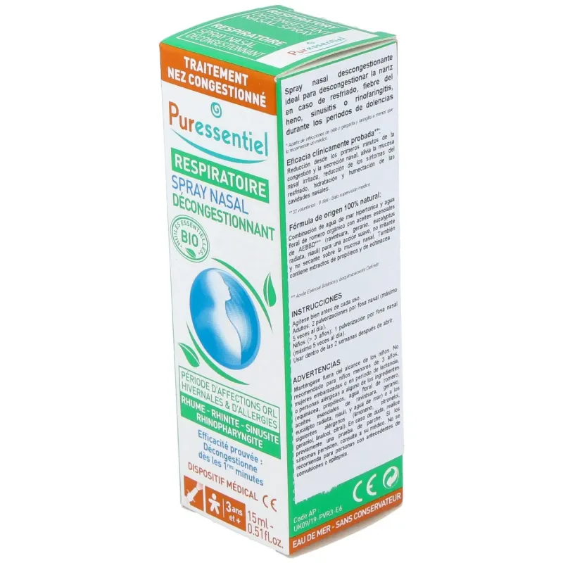 Spray nasal descongestivo 15ml. | Farmacia Barata