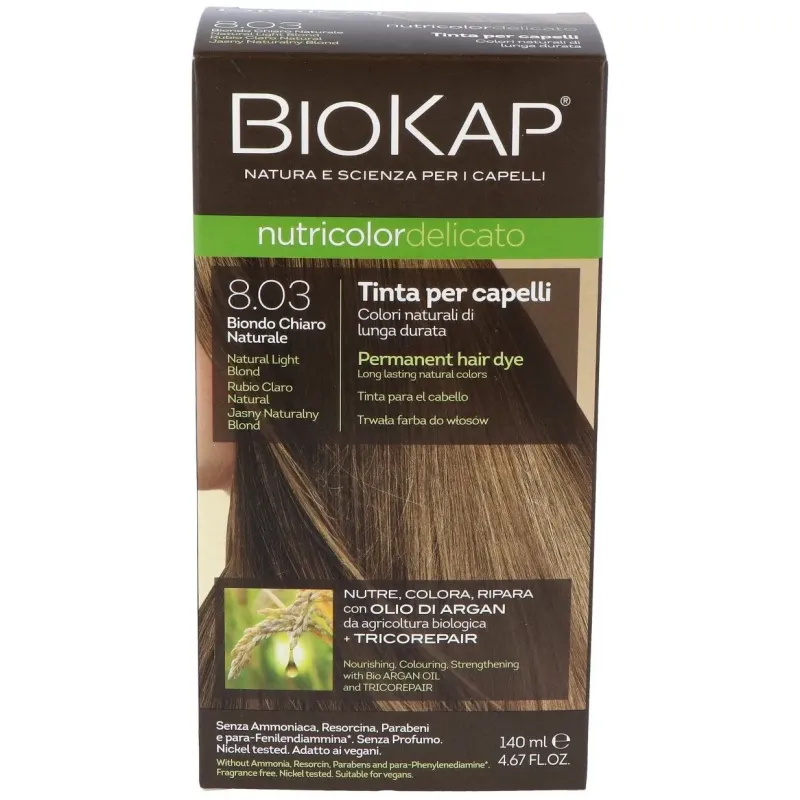 Tinte rubio claro natural 140ml. 8.03 delicato | Farmacia Barata Tinte rubio claro natural 140ml. 8.03 delicato | Farmacia Barata